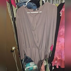 Boohoo Strappy Bodysuit Size 16